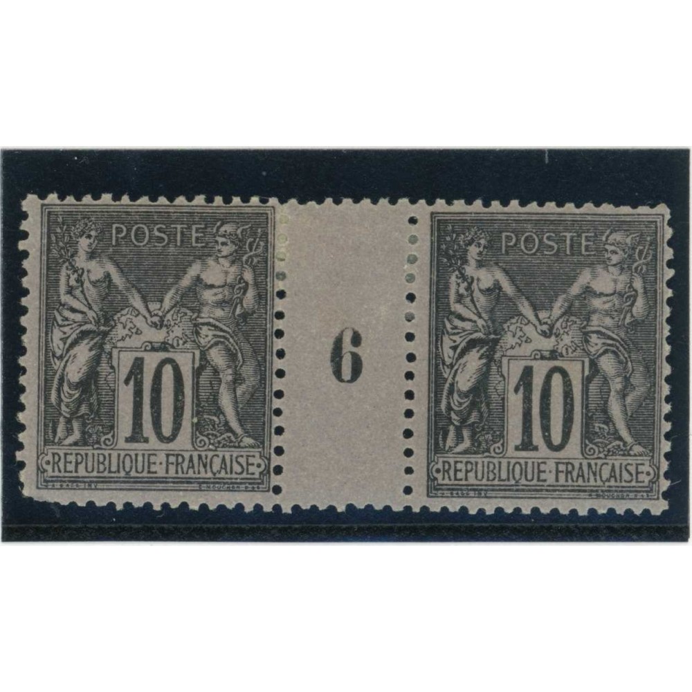 YT 89 - Neuf x - Millésime 6 -  Cote 165 Euros
