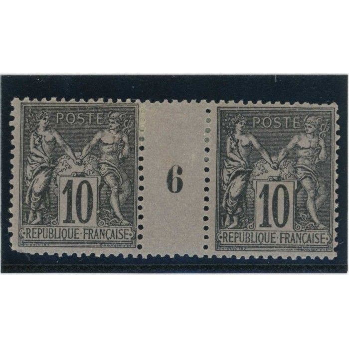 YT 89 - Neuf x - Millésime 6 -  Cote 165 Euros