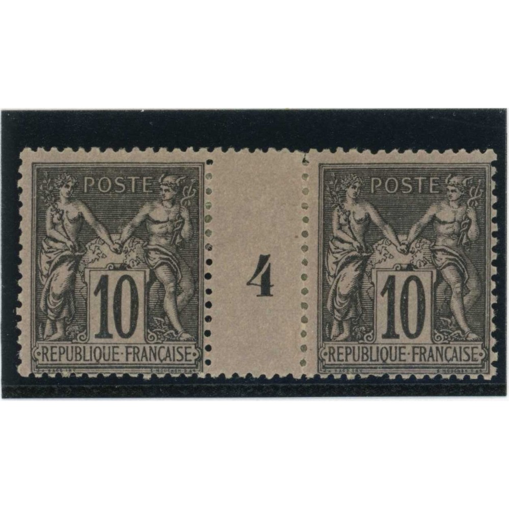 YT 89 - Neuf x - Millésime 4 -  Cote 200 Euros
