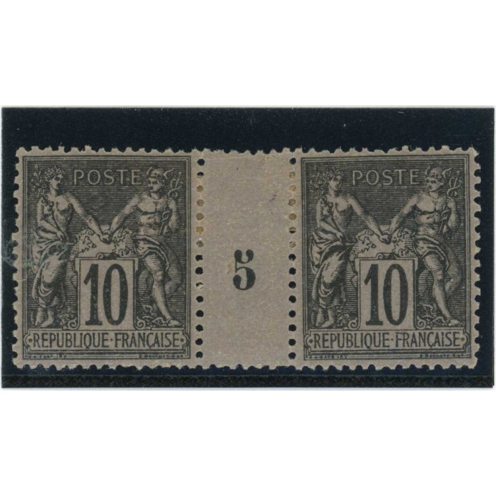 YT 89 - Neuf x - Millésime 5 -  Cote 190 Euros