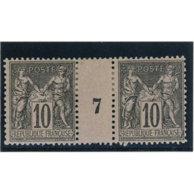 YT 89 - Neuf x - Millésime 7 -  Cote 150 Euros