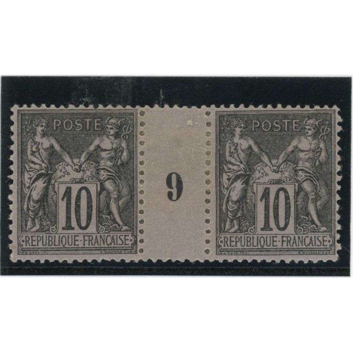 YT 89 - Neuf x - Millésime 9 -  Cote 135 Euros