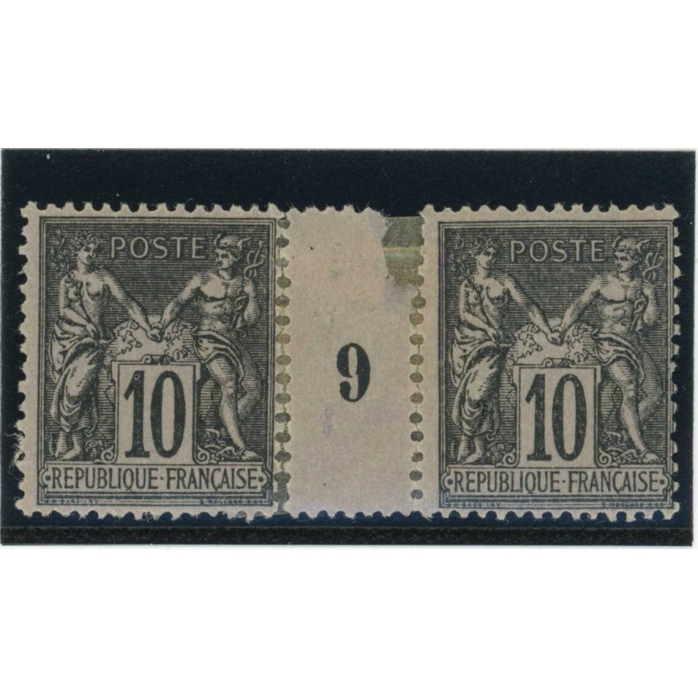 YT 89 - Neuf x - Millésime 9 -  Cote 135 Euros