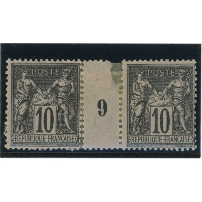 YT 89 - Neuf x - Millésime 9 -  Cote 135 Euros