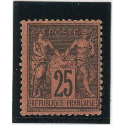 YT 91 - Neuf x - Signé Brun - Cote 320 Euros