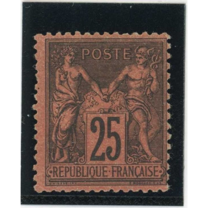 YT 91 - Neuf x - Signé Brun - Cote 320 Euros