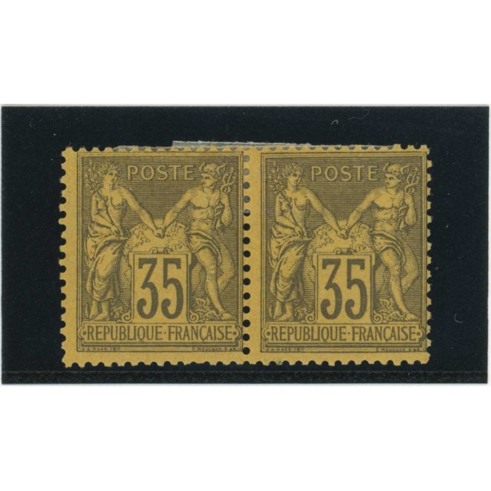 YT 93 - Neuf x - Paire - Cote 340 Euros