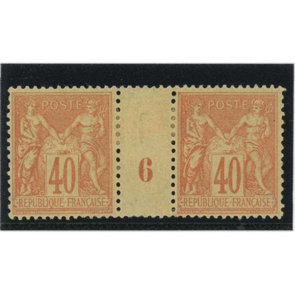 YT 94 - Neuf x - Millésime 6 - Cote 88 Euros