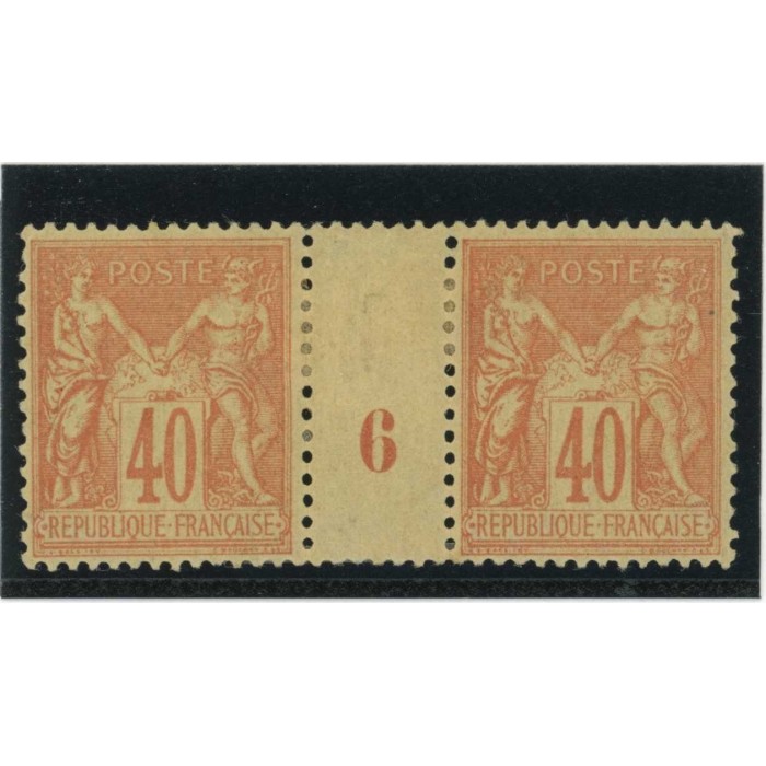 YT 94 - Neuf x - Millésime 6 - Cote 88 Euros