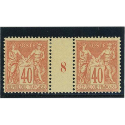 YT 94 - Neuf x - Millésime 8 - Cote 82 Euros