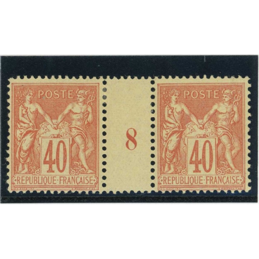 YT 94 - Neuf x - Millésime 8 - Cote 82 Euros