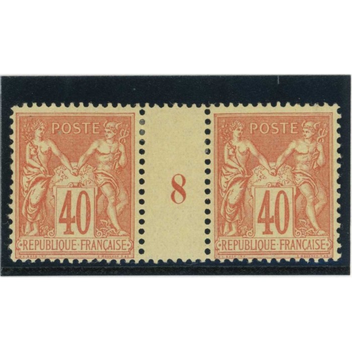 YT 94 - Neuf x - Millésime 8 - Cote 82 Euros