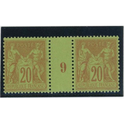YT 96 - Neuf xx - Millésime 9 - Cote 240 Euros