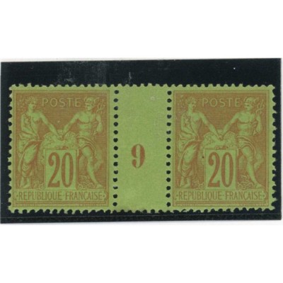 YT 96 - Neuf x - Millésime 9 - Cote 180 Euros