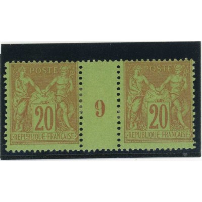 YT 96 - Neuf x - Millésime 9 - Cote 180 Euros