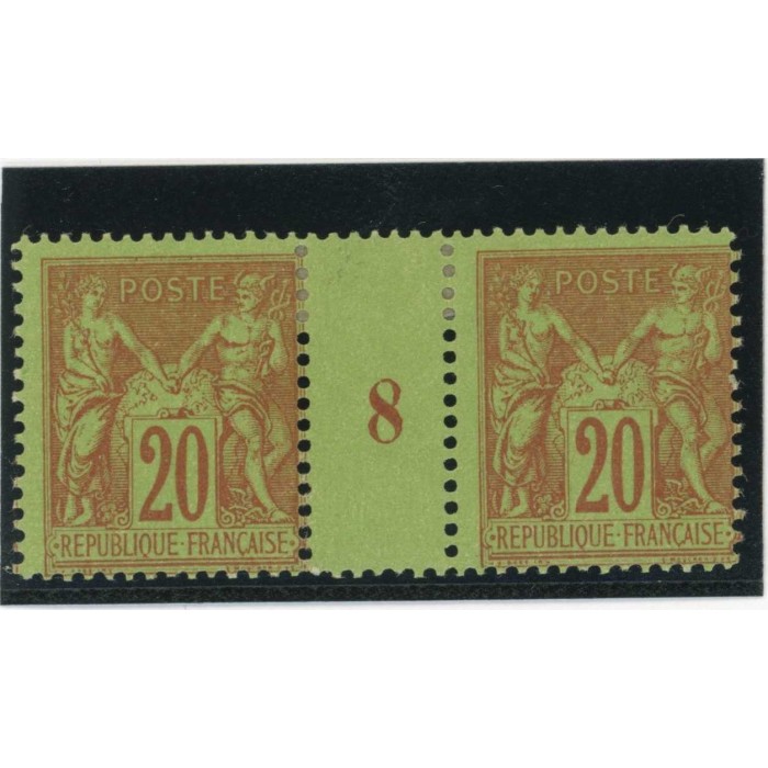 YT 96 - Neuf x - Millésime 8 - Cote 180 Euros