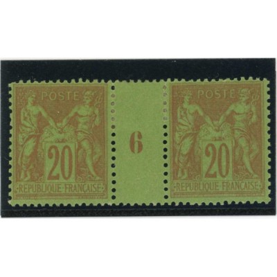 YT 96 - Neuf x - Millésime 6 - Cote 210 Euros