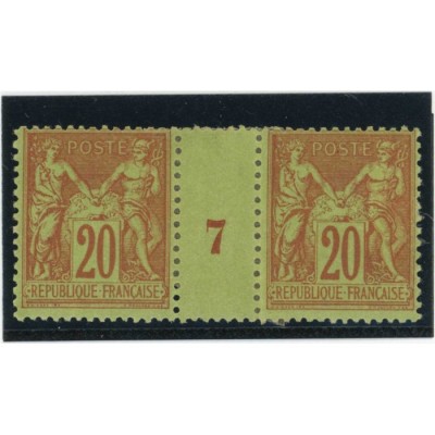 YT 96 - Neuf x - Millésime 7 - Cote 210 Euros