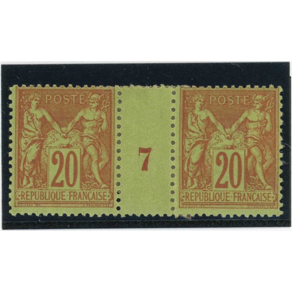 YT 96 - Neuf x - Millésime 7 - Cote 210 Euros