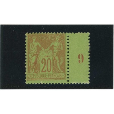 YT 96 - Neuf x - Millésime 9 - Cote 180 Euros
