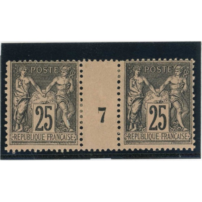 YT 97 - Neuf x - Millésime 7 - Cote 290 Euros