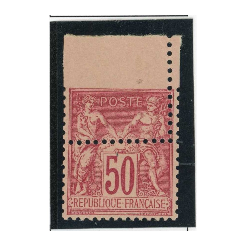 YT 98 - Neuf x - Variete de piquage - Cote 450 Euros