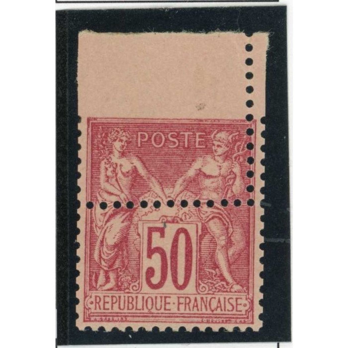 YT 98 - Neuf x - Variete de piquage - Cote 450 Euros