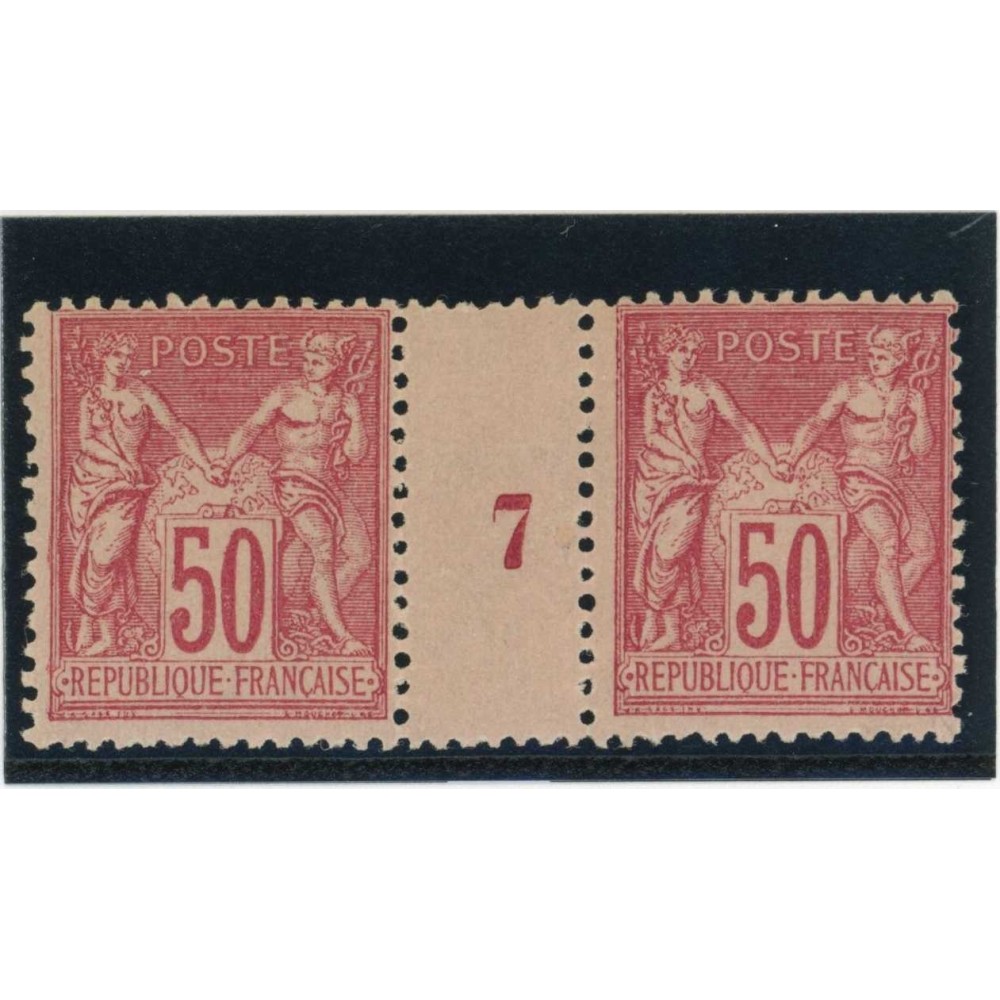 YT 98 - Neuf xx - Millésime 7 - Certificat VO 24/1777 - Cote 980 Euros