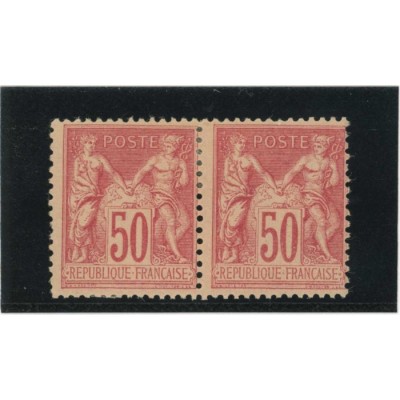 YT 98 - Neuf x - Paire - Cote 560 Euros