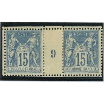 YT 101 - Neuf x - Millésime 9 - Cote 90 Euros