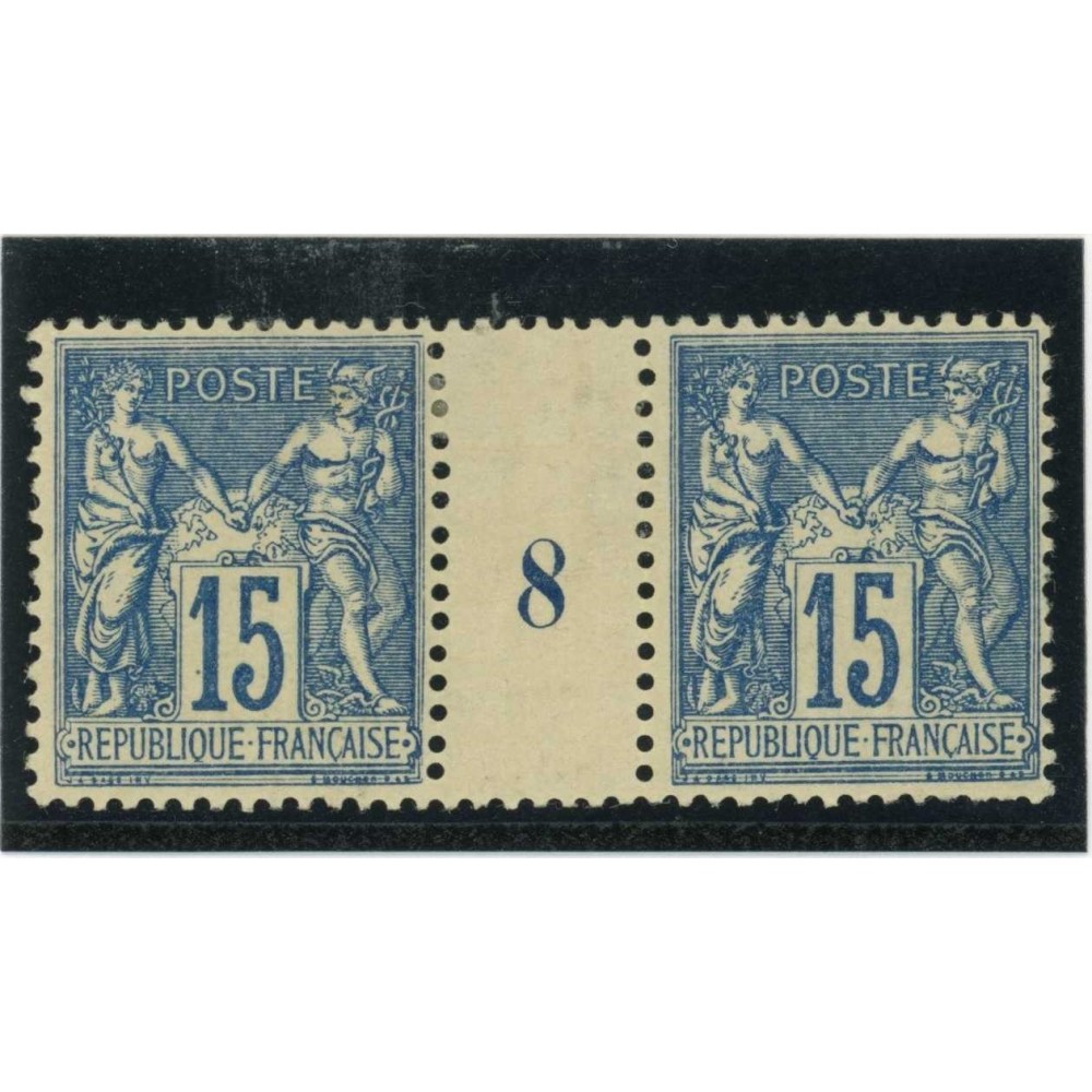 YT 101 - Neuf x - Millésime 8 - Cote 90 Euros