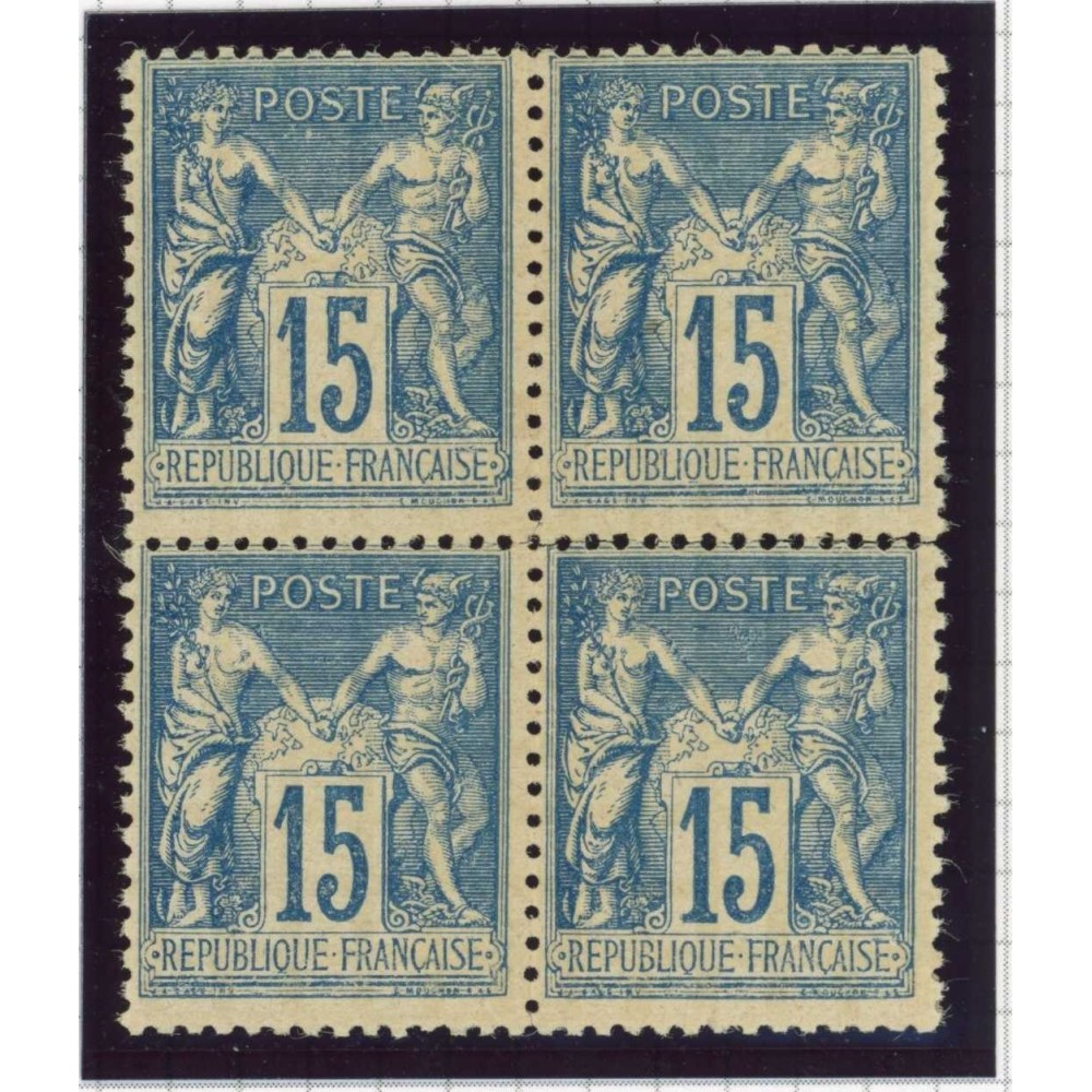 YT 101 - Neuf x - Bloc de 4 - Cote 180 Euros