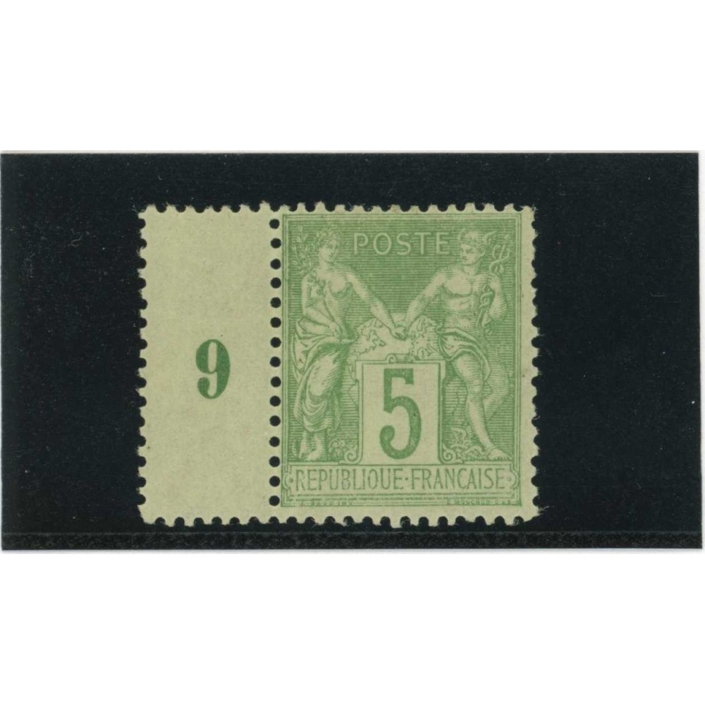 YT 102 - Neuf x - Millésime 9 - Cote 100 Euros
