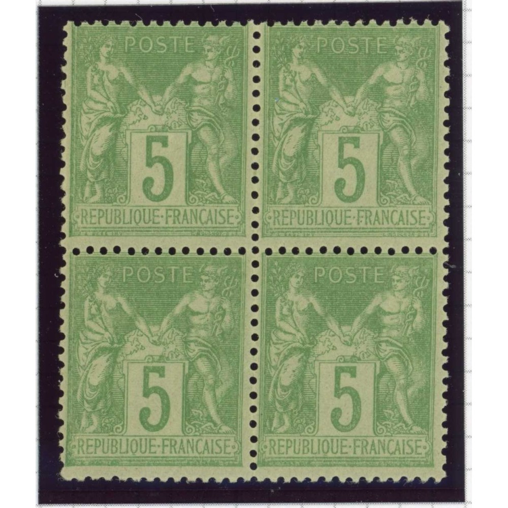 YT 102 - Neuf x - Bloc de 4 - Cote 180 Euros