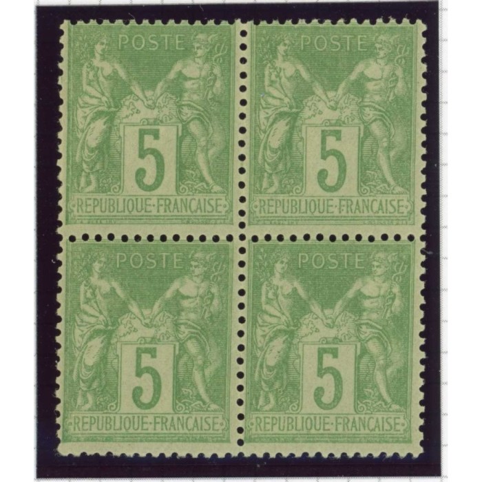 YT 102 - Neuf x - Bloc de 4 - Cote 180 Euros