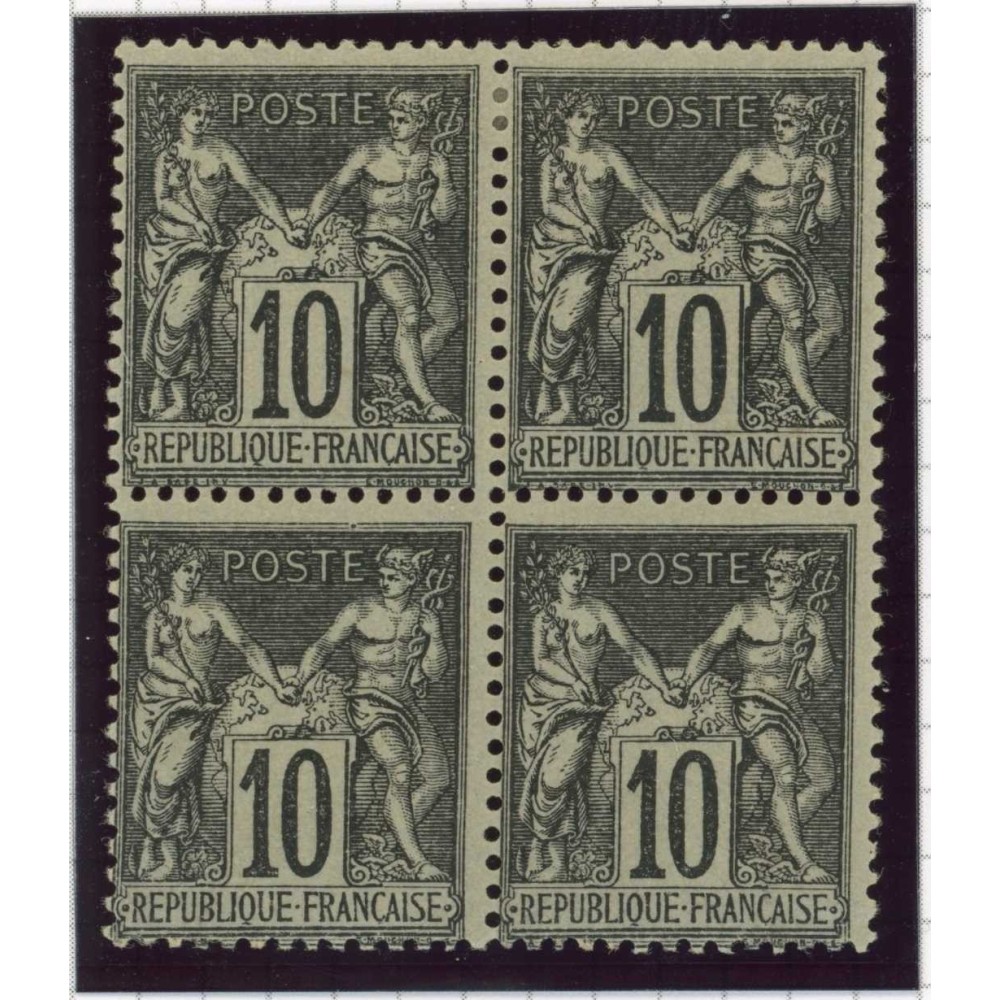 YT 103 - Neuf x - Bloc de 4 - Cote 220 Euros