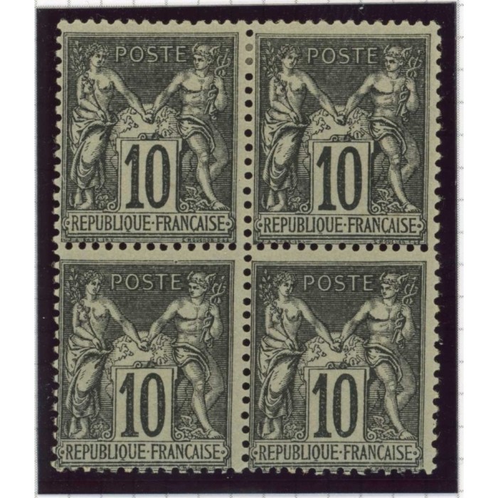YT 103 - Neuf x - Bloc de 4 - Cote 220 Euros