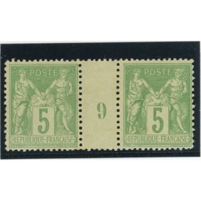 YT 106 - Neuf x - Millésime 9 - Cote 100 Euros