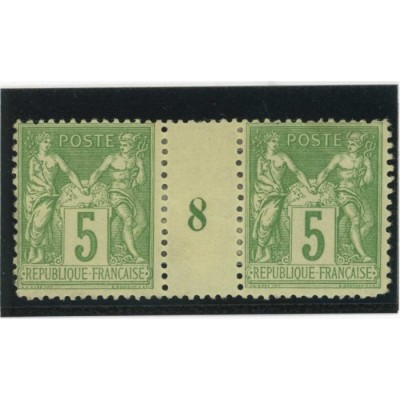 YT 106 - Neuf x - Millésime 8 - Cote 110 Euros