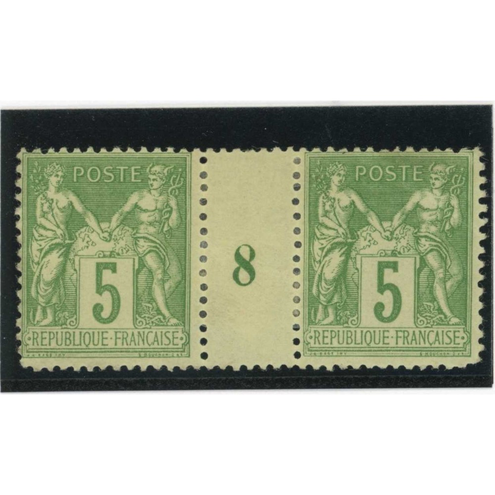 YT 106 - Neuf x - Millésime 8 - Cote 110 Euros