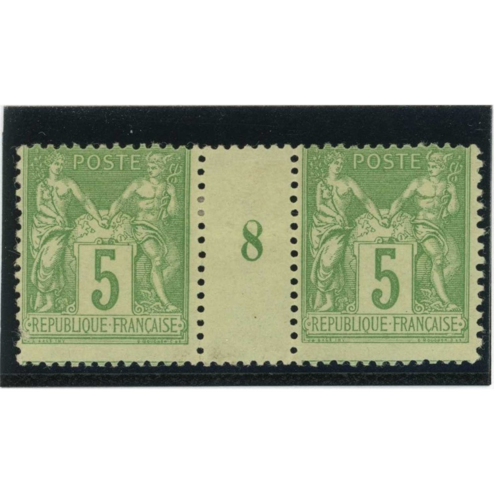YT 106 - Neuf x - Millésime 8 - Cote 110 Euros
