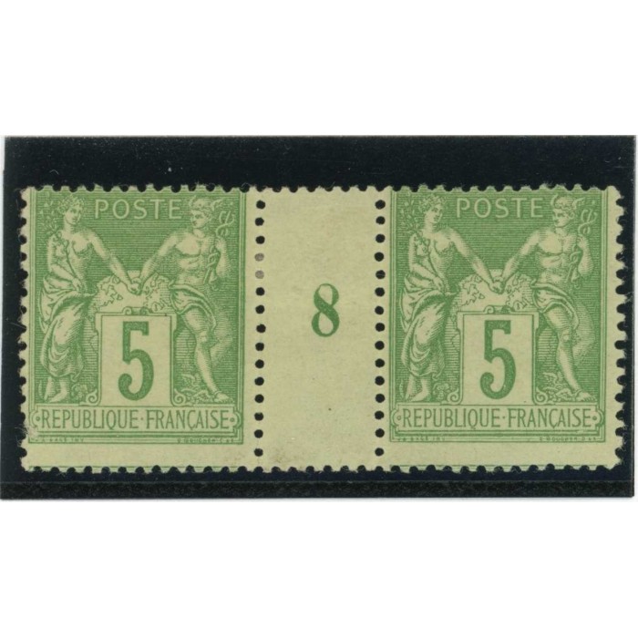 YT 106 - Neuf x - Millésime 8 - Cote 110 Euros