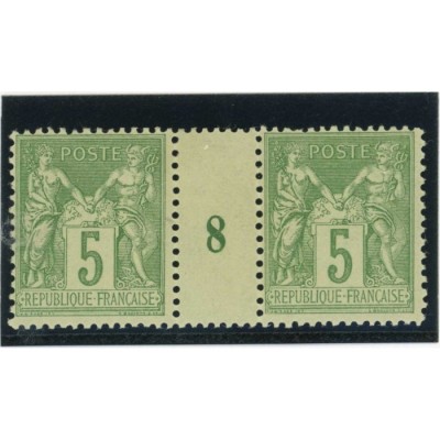 YT 106 - Neuf x - Millésime 8 - Cote 110 Euros