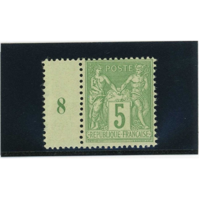 YT 106 - Neuf x - Millésime 8 - Cote 110 Euros