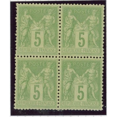 YT 106 - Neuf xx - Bloc de 4 - Cote 350 Euros