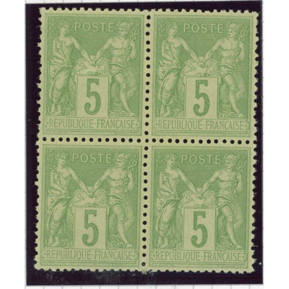 YT 106 - Neuf xx - Bloc de 4 - Cote 350 Euros