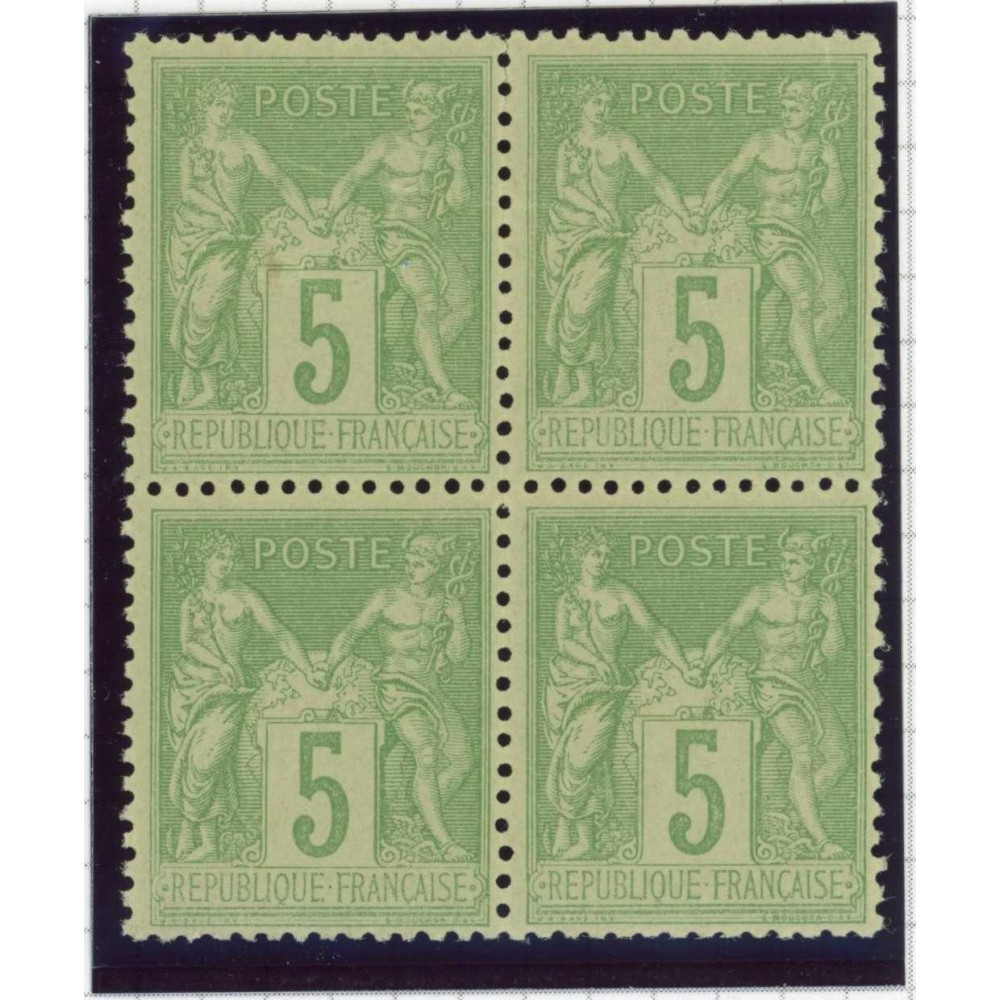 YT 106 - Neuf xx - Bloc de 4 - Cote 350 Euros