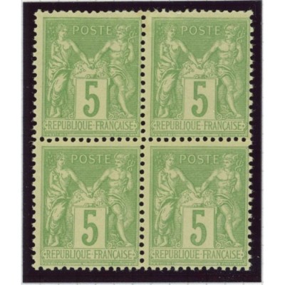 YT 106 - Neuf xx - Bloc de 4 - Cote 350 Euros