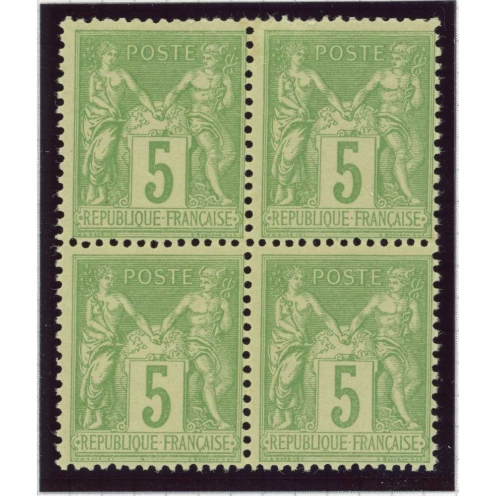 YT 106 - Neuf xx - Bloc de 4 - Cote 350 Euros