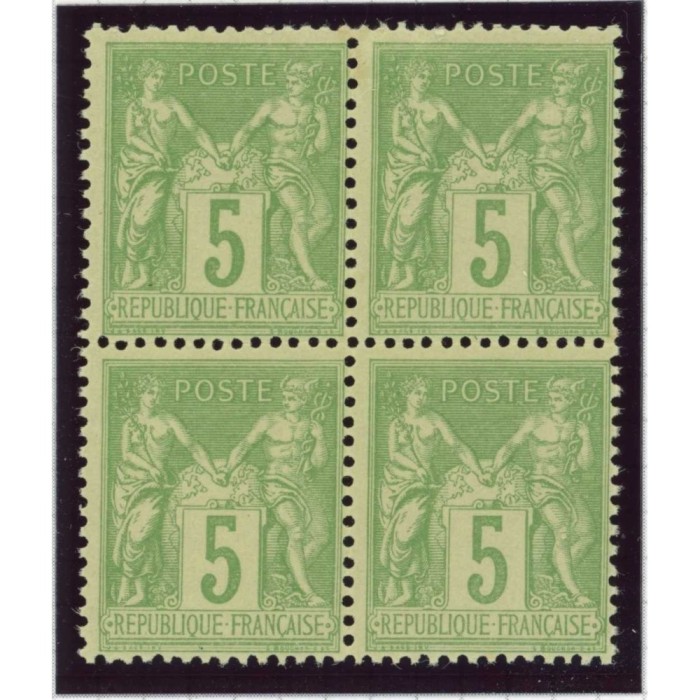 YT 106 - Neuf xx - Bloc de 4 - Cote 350 Euros